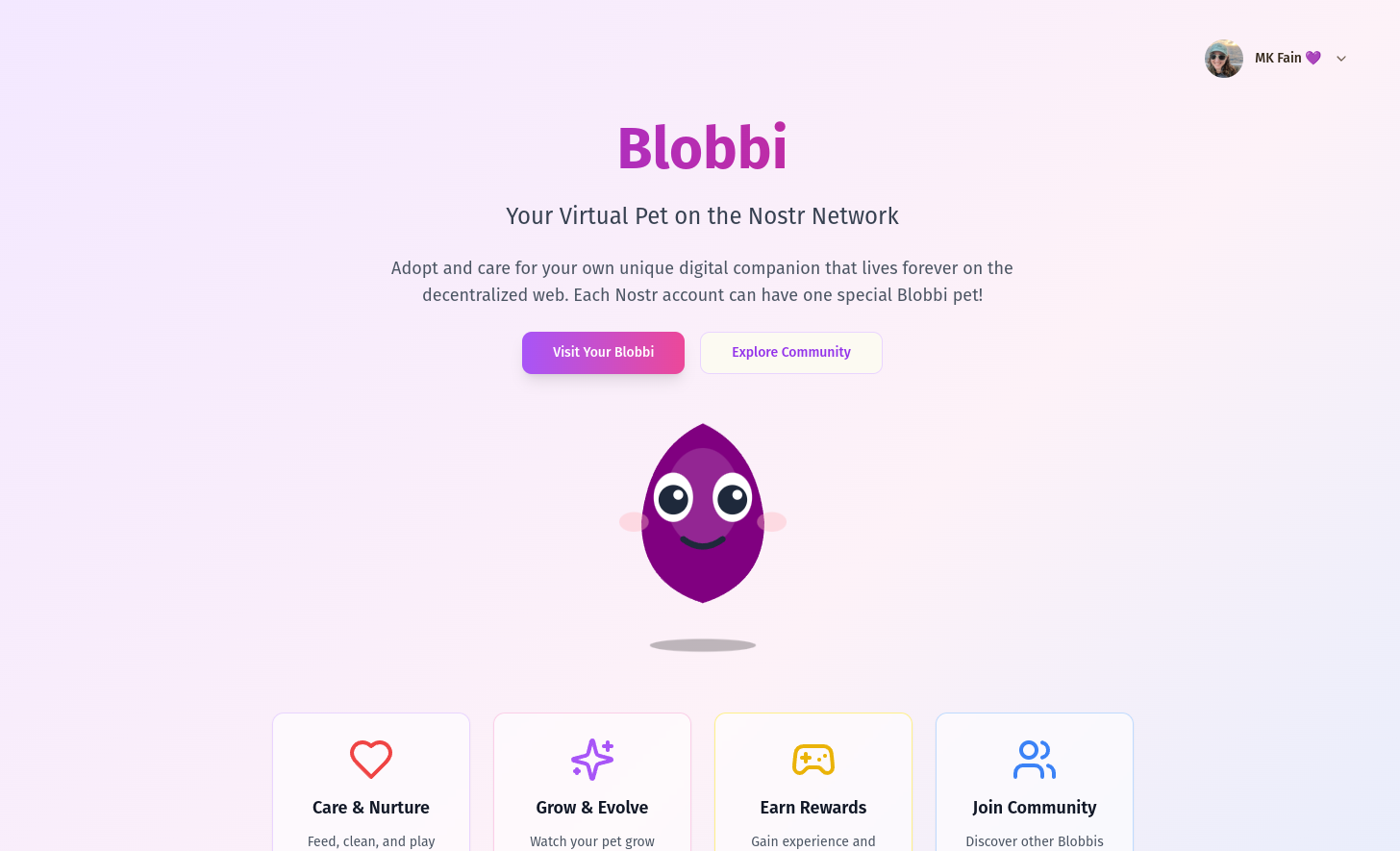 Blobbi - Creative platform for digital art